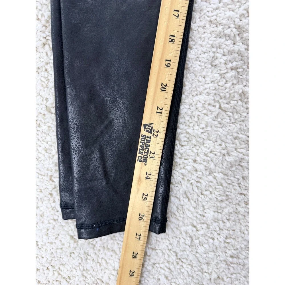 OFFLINE by Aerie Leggings Womens Medium Black Excellent‎ Cracked Foil High Waist